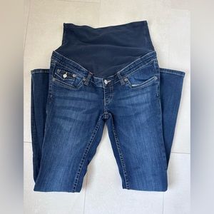 H&M Mama Maternity Dark Denim Skinny Jeans size 6
